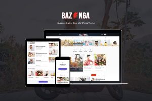 Download Bazinga Magazine & Viral Blog WordPress Theme with WooCommerce