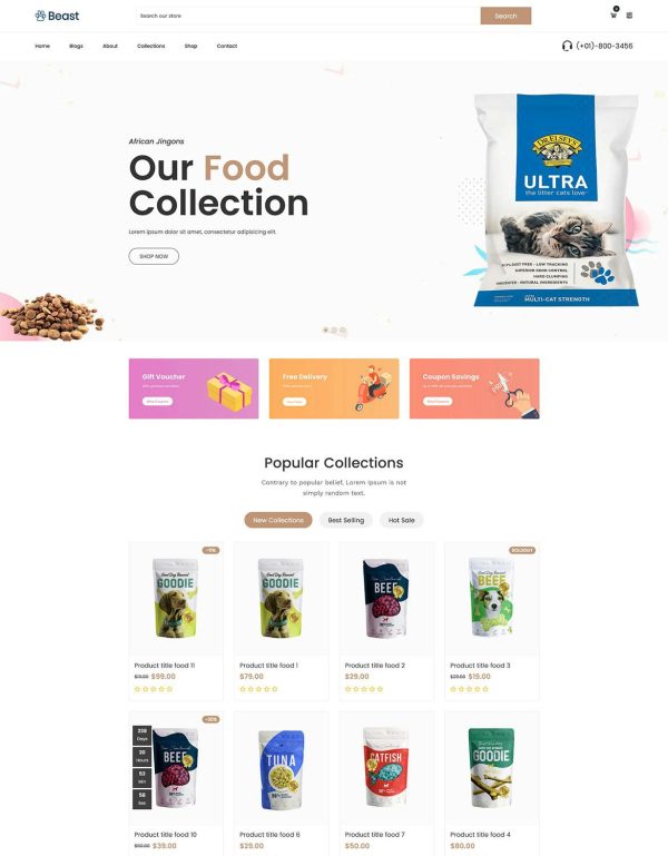 Download Beast - Pet Store eCommerce Shopify Theme OS 2.0 Responsive Pet Care Shopify Theme - perfect for your versatile animal-focused store! Shopify OS 2.0