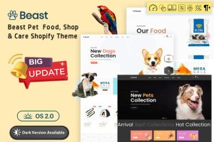 Download Beast - Pet Store eCommerce Shopify Theme OS 2.0 Responsive Pet Care Shopify Theme - perfect for your versatile animal-focused store! Shopify OS 2.0