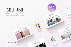 Download Belinni - Multi-Concept Blog / Magazine WordPress No coding knowledge required