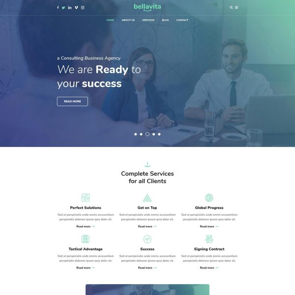 Download BellaVita Insurance & Finance WordPress Theme