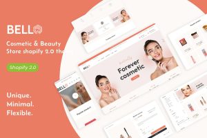 Download Bello - The Cosmetics & Beauty Responsive Shopify Health & Beauty Shopify Template,Fashion Clothing, Cosmetic & Accessories Clean
