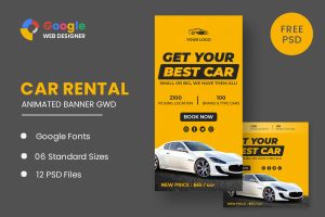 Download Best Rent Car HTML5 Banner Ads GWD Best Rent Car HTML5 Banner Ads GWD
