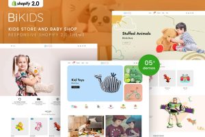 Download Bikids - Kids Store & Baby Shop Shopify 2.0 Theme Kids Store & Baby Shop Responsive Shopify 2.0 Theme