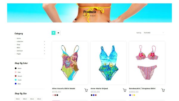 Download Bikini Beach - Lingerie, Bikini Shopify Theme