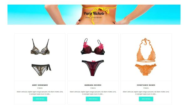 Download Bikini Beach - Lingerie, Bikini Shopify Theme