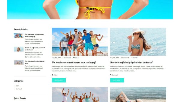 Download Bikini Beach - Lingerie, Bikini Shopify Theme