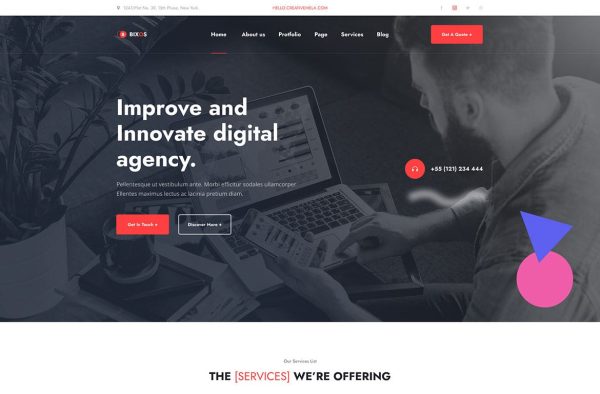 Download Bixos - Business & Digital Agency WordPress Theme business, consulting, corporate, creative agency, digital agency, digital marketing, marketing, one