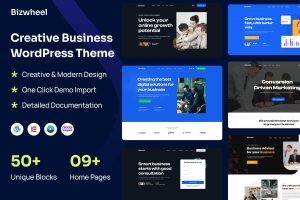 Download Bizwheel - Creative Business WordPress Theme Creative Business WordPress Theme