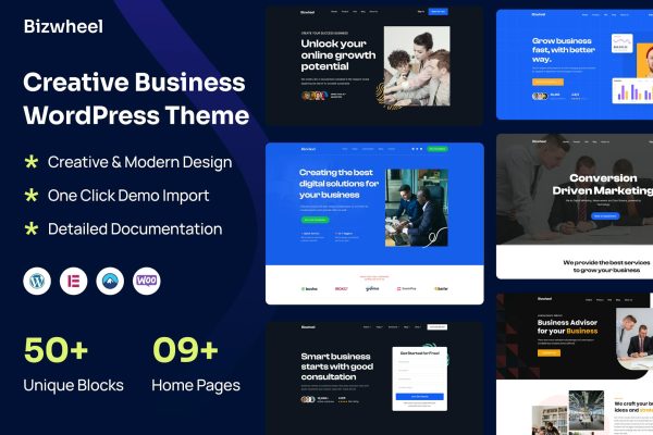 Download Bizwheel - Creative Business WordPress Theme Creative Business WordPress Theme