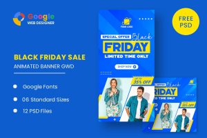 Download Black Friday Fashion Sale HTML5 Banner Ads GWD Black Friday Fashion Sale HTML5 Banner Ads GWD