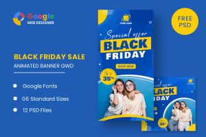 Download Black Friday Sale Fashion HTML5 Banner Ads GWD Black Friday Sale Fashion HTML5 Banner Ads GWD