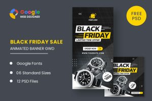 Download Black Friday Sale HTML5 Banner Ads GWD Black Friday Sale HTML5 Banner Ads GWD