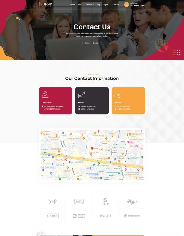 Download Blazin Agency | Creative WordPress Theme Creative Agency WordPress Theme