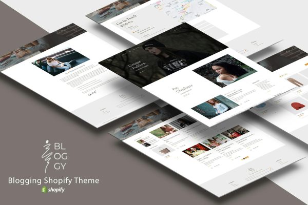 Download Bloggy - Blog Shop Shopify Theme Fashion,multipurpose,beauty,creative,corporate blog,community blog, ecommerce,stylish,elegant store.