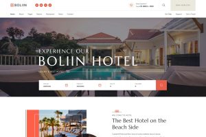 Download Boliin - Resort & Hotel Booking WordPress Theme