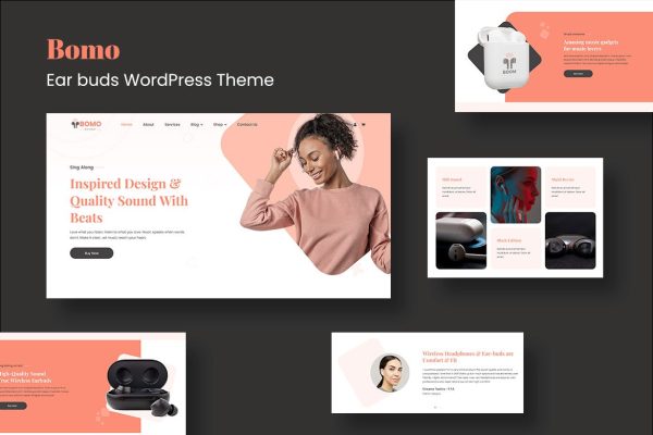 Download Bomo - One Product WordPress Theme Mobile, Gadgets, Speaker Single Product WooCommerce Theme, OneProduct Multipurpose Shop WP Template