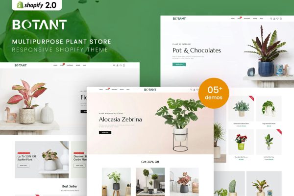 Download Botant - MultiPurpose Plant Store Shopify Theme MultiPurpose Plant Store Shopify 2.0 Theme