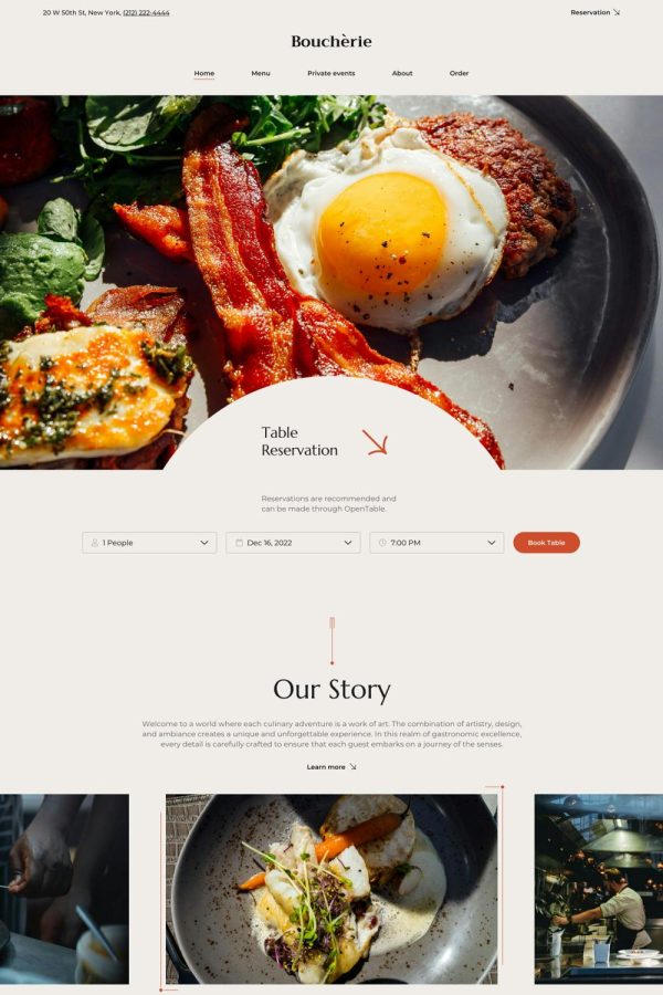 Download Boucherie - Restaurant and Cafe WordPress Theme Welcome to Boucherie, a restaurant WordPress Elementor Pro theme, epitome of Michelin Star’s taste.