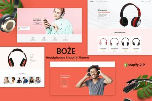 Download Boze - Headphone and Audio Store Shopify Theme Shopify Mobile Gadgets, Headphones, Electronics & Technology Products Shop eCommerce  Template