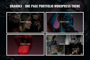 Download Brandex - One Page Portfolio WordPress Theme agency, clean, creative, designer, developer, elementor, fullscreen, gallery, modern, one page