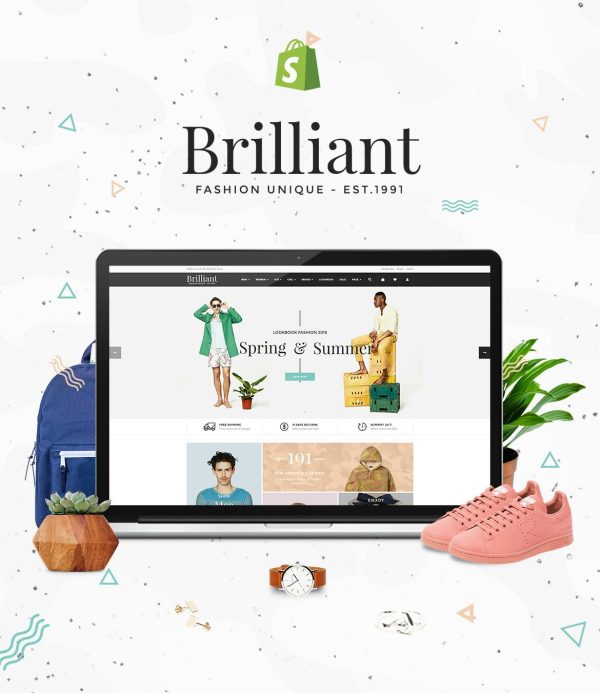 Download Brilliant - Multi Store Responsive Shopify Theme Multi Store Responsive Shopify Theme