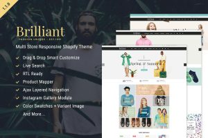 Download Brilliant - Multi Store Responsive Shopify Theme Multi Store Responsive Shopify Theme