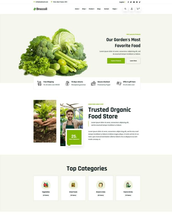 Download Broccoli - Organic Food Store Shopify Theme OS 2.0 Broccoli – Organic Food Store Multipurpose eCommerce Responsive Shopify Theme OS 2.0