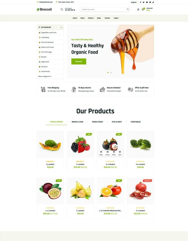 Download Broccoli - Organic Food Store Shopify Theme OS 2.0 Broccoli – Organic Food Store Multipurpose eCommerce Responsive Shopify Theme OS 2.0