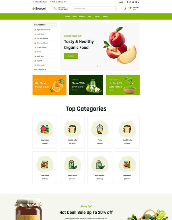 Download Broccoli - Organic Food Store Shopify Theme OS 2.0 Broccoli – Organic Food Store Multipurpose eCommerce Responsive Shopify Theme OS 2.0