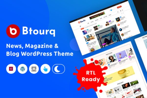 Download Btourq - WordPress News Magazine Theme News Magazine WordPress  Theme With Elementor