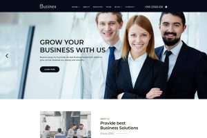 Download Businex - React Corporate Business Template Businex responsive template ensures the Cross-Browser compatibility, Parallax Effect and Responsive