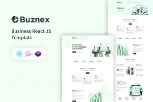 Download Buznex – Business React JS Template Business React JS Template is a powerful, stunning, and flexible React JS-based web template