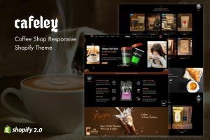 Download Cafeley - Coffee Shop Responsive Shopify Theme caffeine,cappuccino,espresso,brew,decaf,decoction,KAAPI shop,coffee bean, drink, iced coffee,Instant