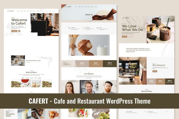 Download Cafert – Cafe and Restaurant WordPress Theme bakery, bar, beverage, cafe, coffee, cup, drink, elementor, go, pizzeria, pub, restaurant, wordpress