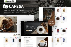 Download Cafesa - Coffee Shops & Cafés Shopify Theme Coffee Shops & Cafés Responsive Shopify Theme