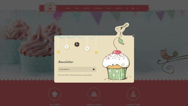 Download Cake Shop - Shopify Theme for Bakery and Cafe Cup Cake, Ice Cream and Cookies e-Shop Theme. Responsive, Powerful & Easy to Customise Back-end.