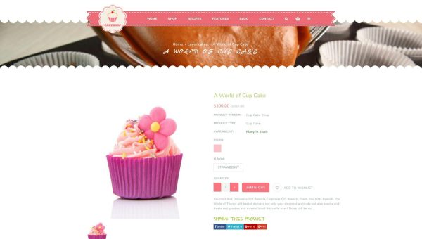 Download Cake Shop - Shopify Theme for Bakery and Cafe Cup Cake, Ice Cream and Cookies e-Shop Theme. Responsive, Powerful & Easy to Customise Back-end.