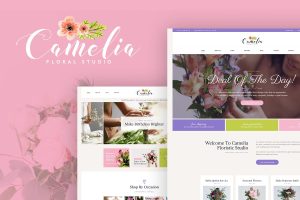 Download Camelia - A Floral Studio WordPress Theme Beautiful Floral Studio & Florist WordPress Theme