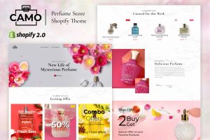 Download Camo - Perfume, Elegance Aroma Store Shopify Theme Fragrance Haven,Silk & Scent,Aroma Boutique,Redolence Aromatherapy,Odor Smell,Bouquet,Perfumery shop