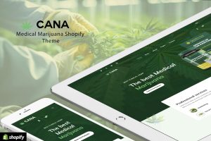 Download Cana - Medical Marijuana Shopify Theme Hemp, Weed & Ganja Shop eCommerce. Vape, Cigerate, Drugstore Online Business. Marijuana Shop Website