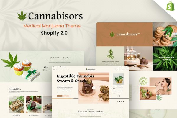 Download Cannabisors - Medical Marijuana, Cannabis Shopify Responsive, Multipurpose Medical Mirjana Supplies, Drugstore, Hospital Clinics Pharma Online Stores.