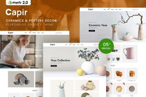 Download Capir - Ceramics & Pottery Decor Shopify 2.0 Theme Ceramics & Pottery Decor Responsive Shopify 2.0 Theme