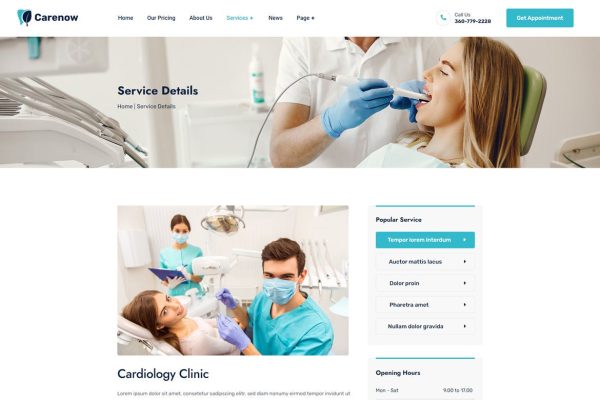 Download Carenow – Medical & Dentist HTML Tempate clinic, corona, coronavirus, covid 19, dental, dentist, doctor, fitness, health care, hospital, med