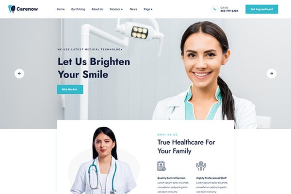 Download Carenow – Medical & Dentist HTML Tempate clinic, corona, coronavirus, covid 19, dental, dentist, doctor, fitness, health care, hospital, med