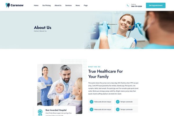 Download Carenow – Medical & Dentist WordPress Theme clinic, dental, dental help, dental practice, dentist, dentistry, doctor, elementor, health, hospit