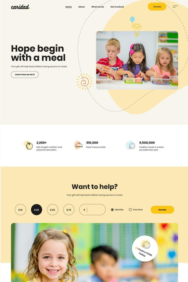 Download Caridad - Charity and Donations WordPress Theme The Ultimate Niche WordPress Elementor Pro Theme for Charity and Non-Profit Organizations