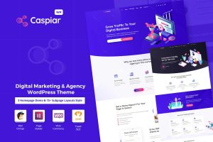 Download Caspiar | Digital Marketing & Agency Theme Caspiar is a unique WordPress theme that is highly dedicated to SEO and Digital Marketing Agency
