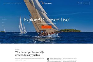 Download Catamaran Yacht Club & Boat Rental WordPress theme