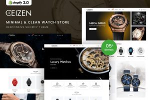 Download Ceizen - Minimal & Clean Watch Store Shopify Theme Minimal & Clean Watch Store Shopify 2.0 Theme